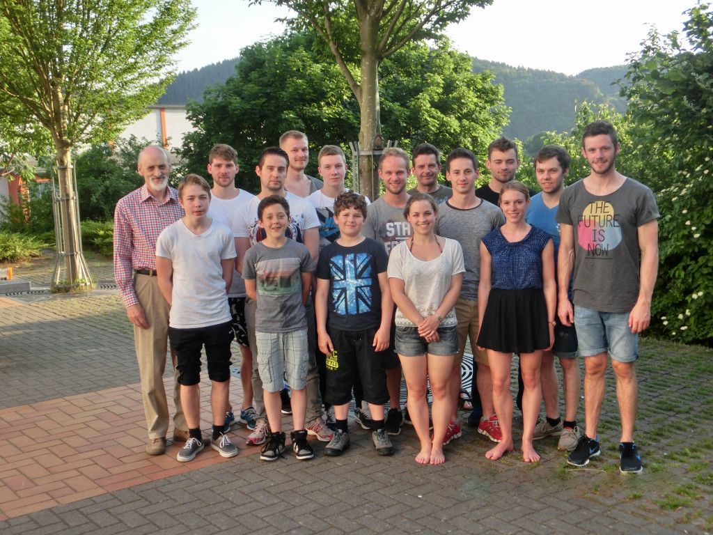 Teilnehmer des Landesturnfestes in Siegen