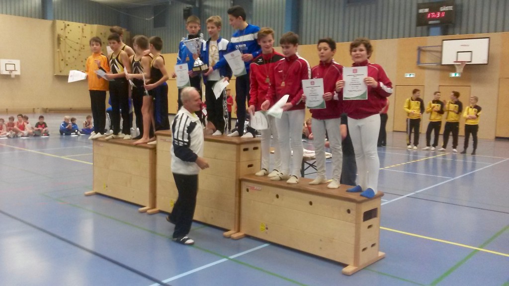 Kai Heisig, Aaron Schneiderwind, Johannes Jansen und Linus Droste