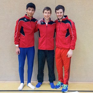 Johannes Osse, Thomas Henzler und Daniel Chinta.