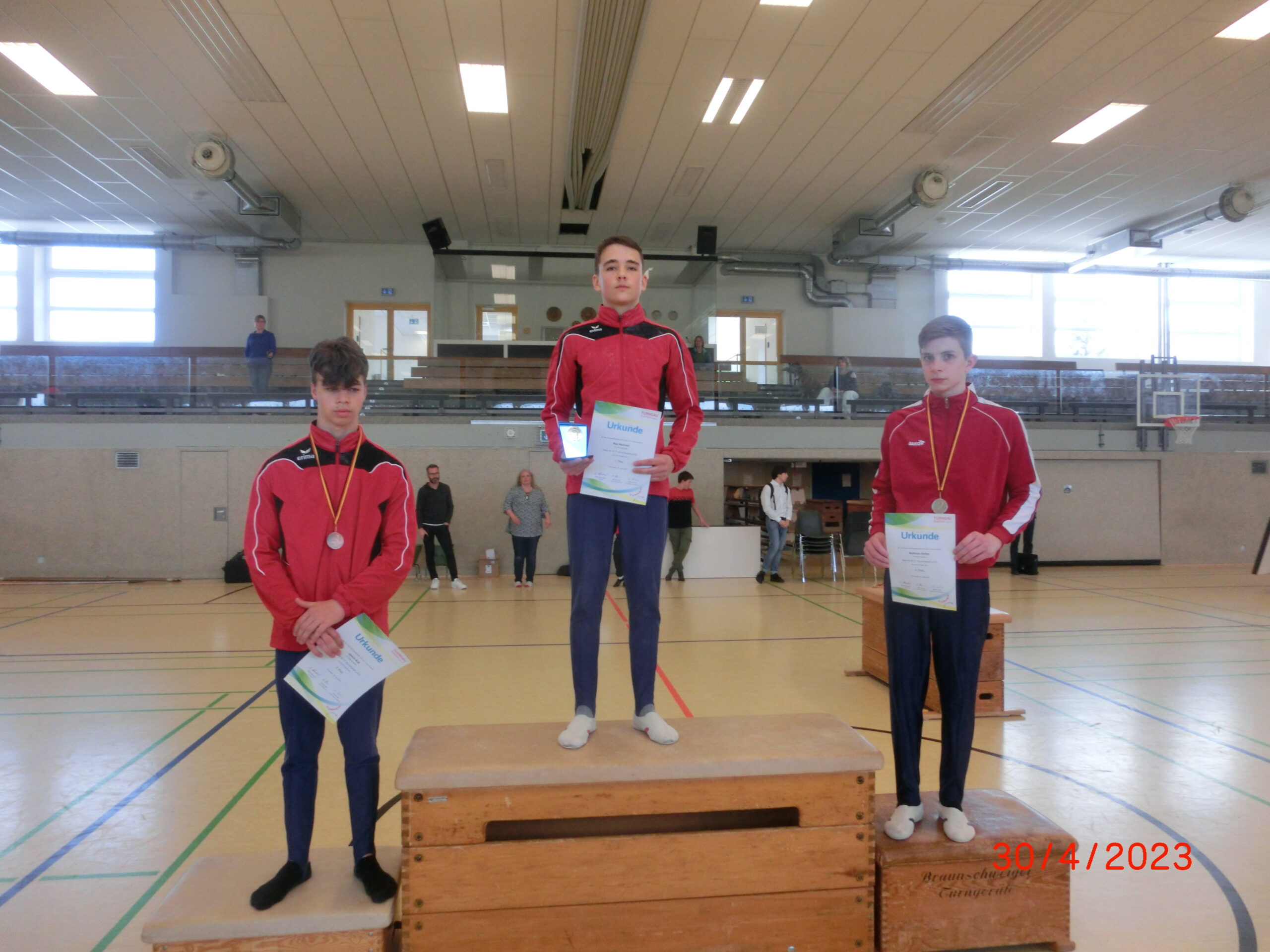 1.Max Reichelt, 2. Matthias Dellen, 3. Jannis Buß